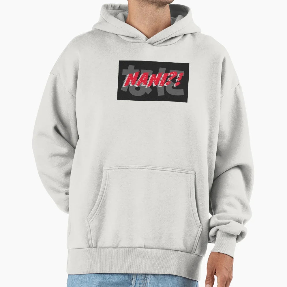 Nani What Funny Anime Omae Wa Hoodie - Custom Art Print Men Women