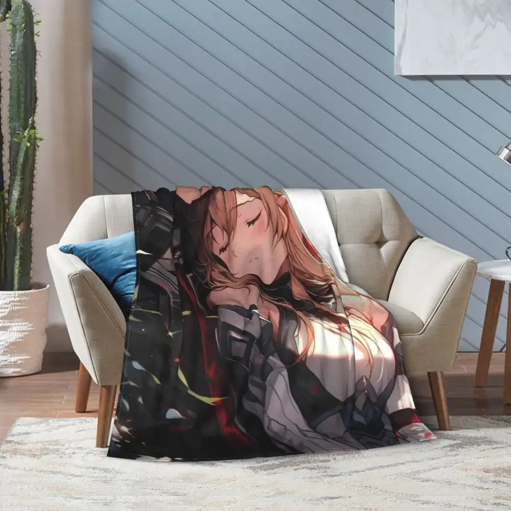 Sword Art Online Kirito Asuna Throw Blanket – Soft Fleece