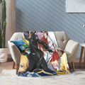 Sword Art Online Kirito Asuna Throw Blanket – Soft Fleece