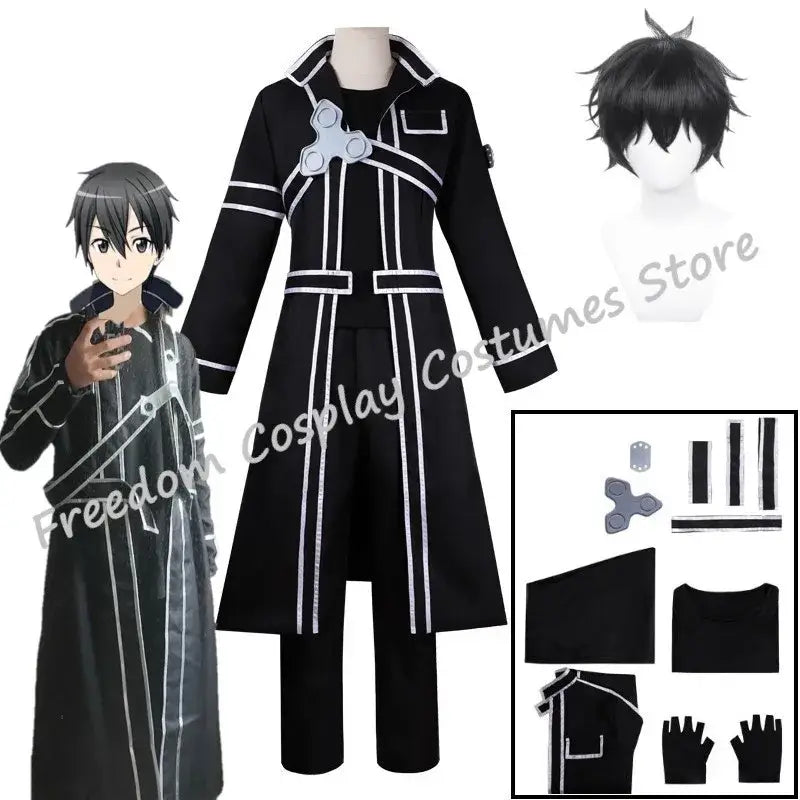 Sword Art Online Kirito Cosplay Uniform – Jacket Suit