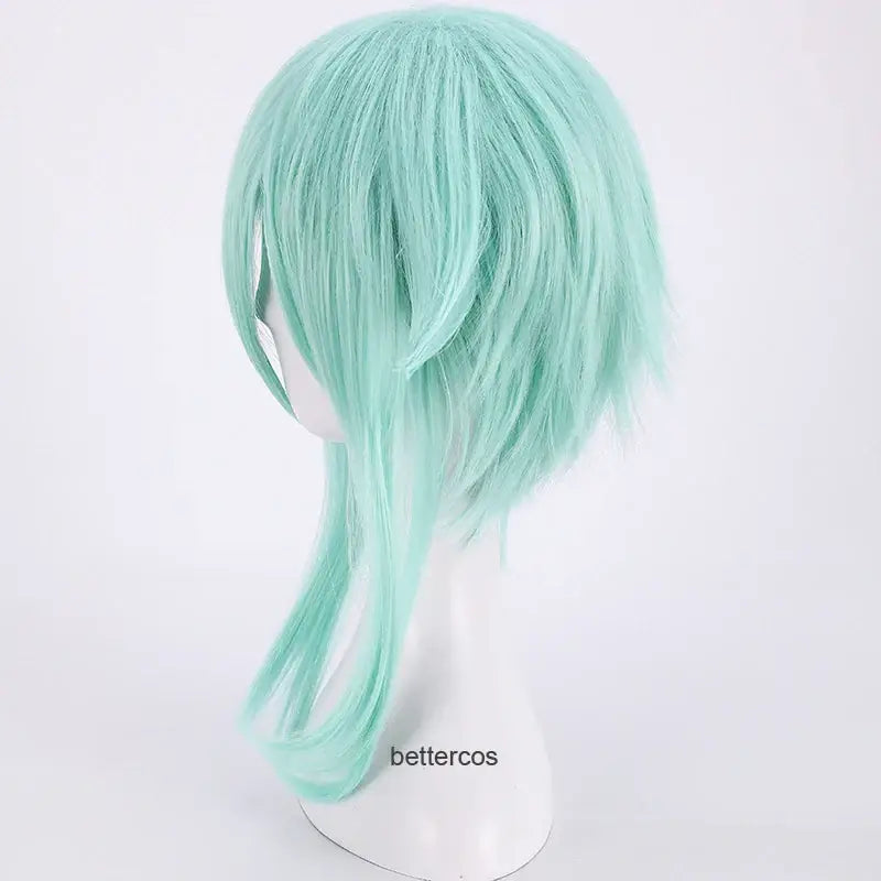 Sword Art Online Sinon Cosplay Wig – Blue Heat-Resistant Synthetic Hair