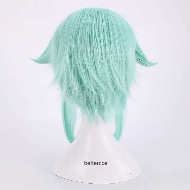 Sword Art Online Sinon Cosplay Wig – Blue Heat-Resistant Synthetic Hair