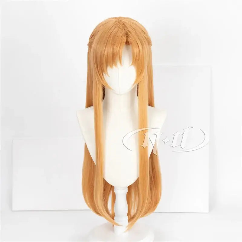 Sword Art Online Yuuki Asuna Cosplay Wig – Chestnut Synthetic Hair