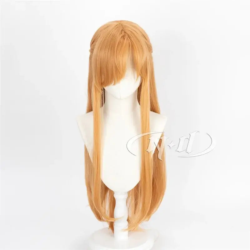 Sword Art Online Yuuki Asuna Cosplay Wig – Chestnut Synthetic Hair