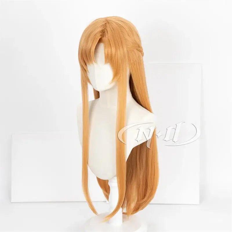 Sword Art Online Yuuki Asuna Cosplay Wig – Chestnut Synthetic Hair
