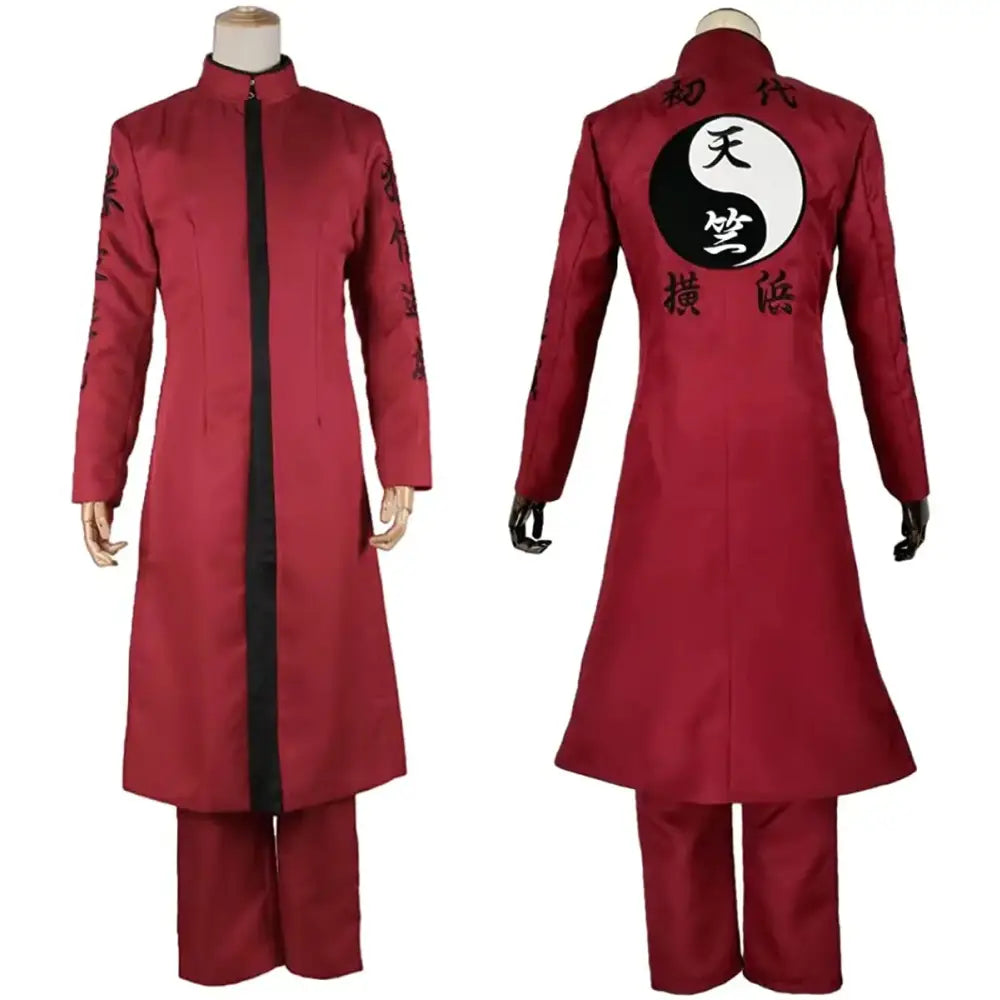Tokyo Revengers Izana Kurokawa Tenjiku Cosplay Set – Embroidery Coat Pants