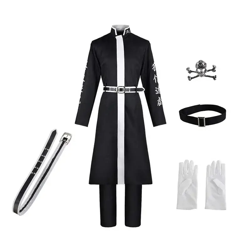 Tokyo Revengers Ran Haitani Cosplay Suit – Black Tenjiku Uniform