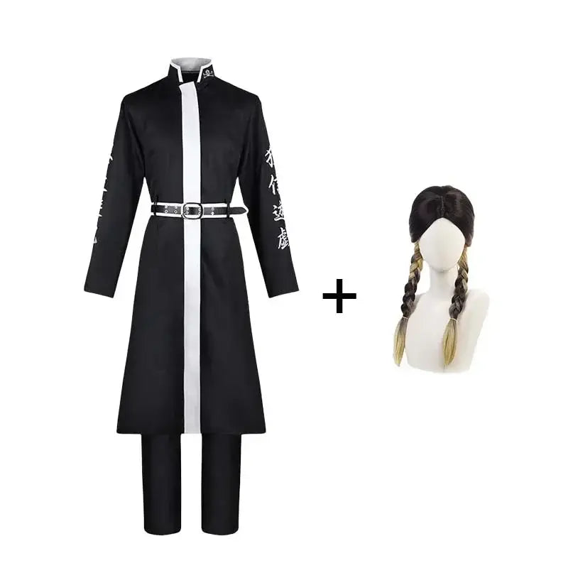 Tokyo Revengers Ran Haitani Cosplay Suit – Black Tenjiku Uniform
