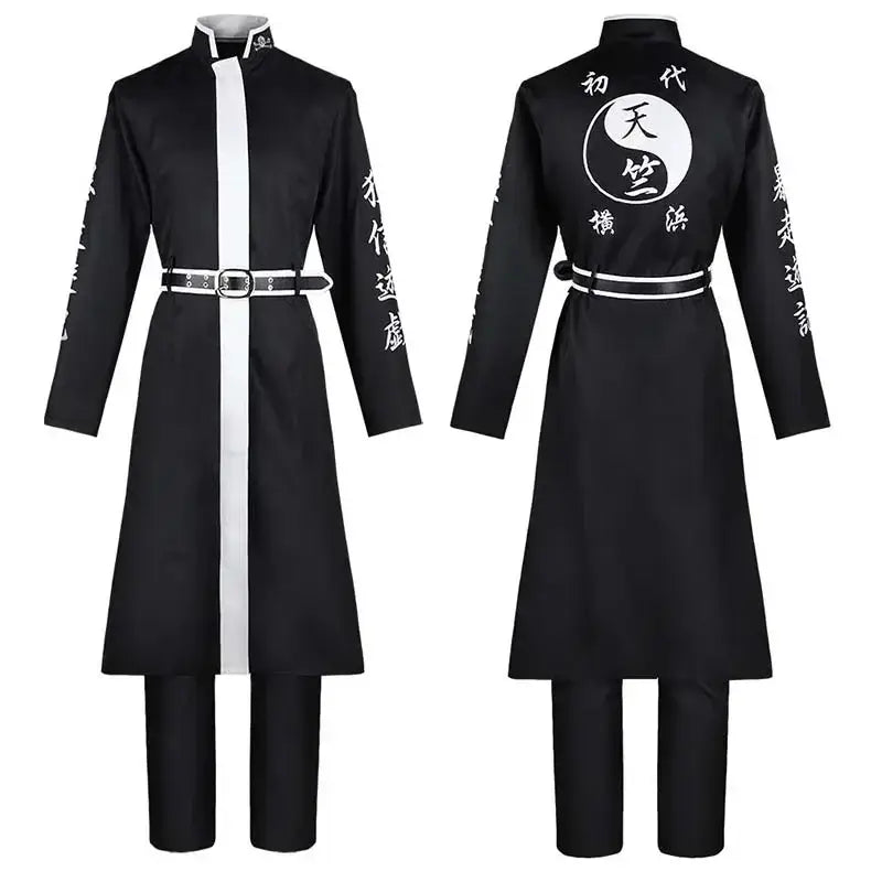 Tokyo Revengers Ran Haitani Cosplay Suit – Black Tenjiku Uniform