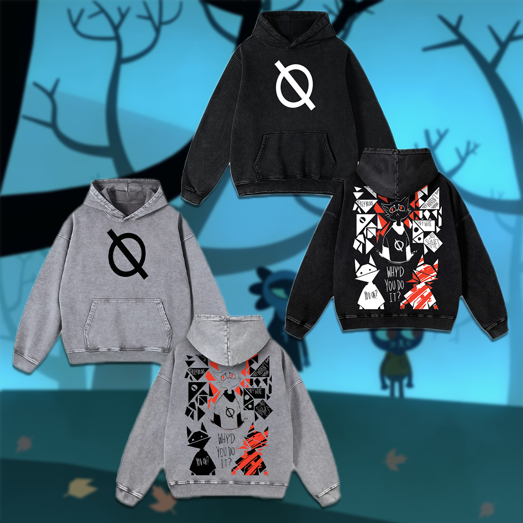 Night in The Woods Mae Borowski Washed Hoodies Sweaters
