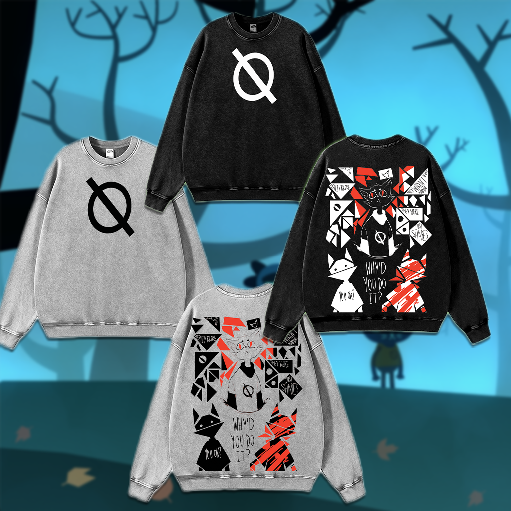Night in The Woods Mae Borowski Washed Hoodies Sweaters